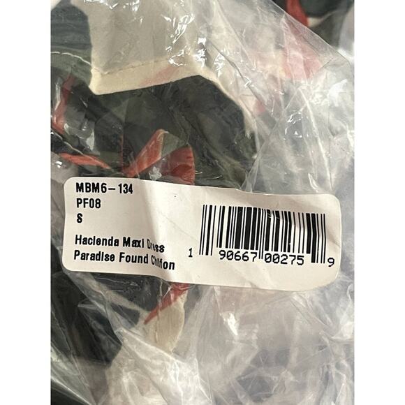 Show Me Your Mumu Hacienda Maxi Dress Ruffle Paradise Found Chiffon Size Small - Picture 6 of 7